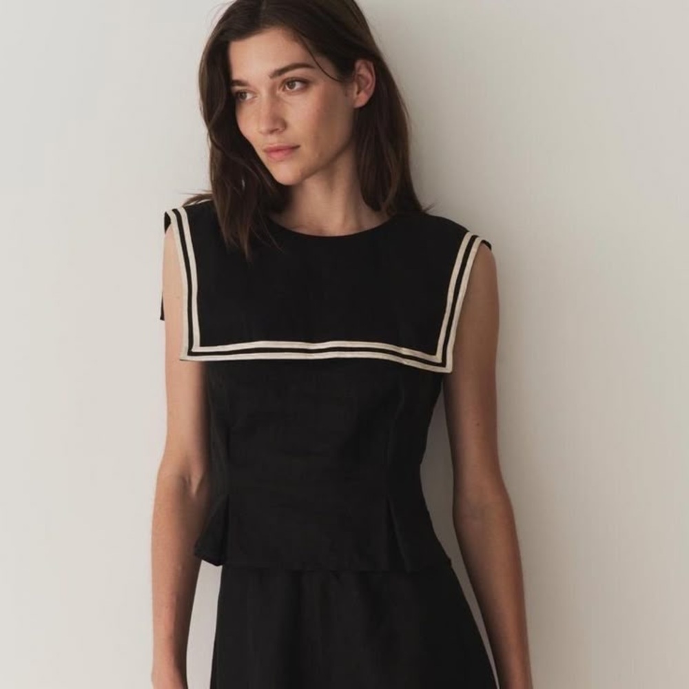 ISO Doen Margie Sailor Top
